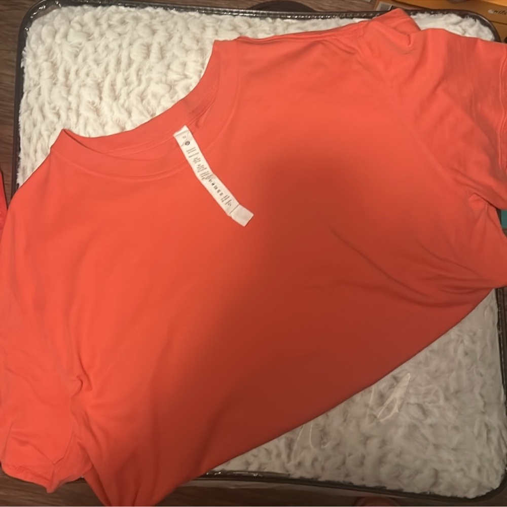 Lululemon All Yours Tee Pale Raspberry